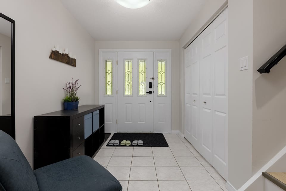 Interior entrance