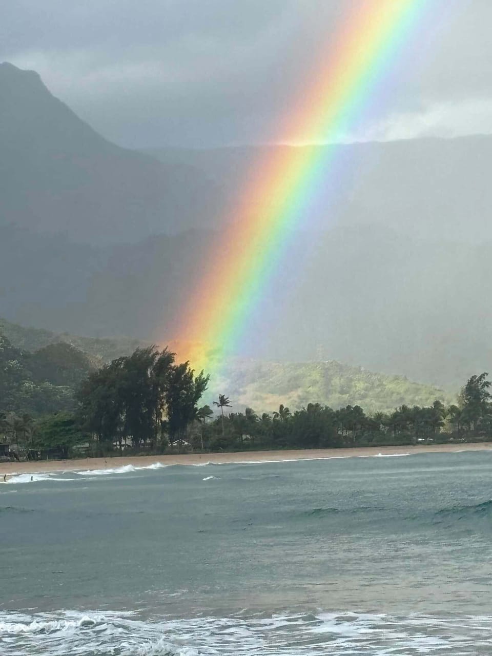 Hanalei Bay Rainbows