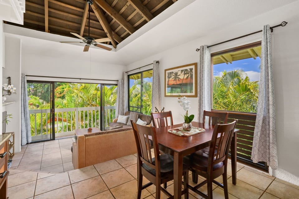 Dining and living area