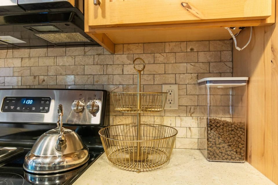 Pet-Friendly! Amenities include dog bowls and treats.