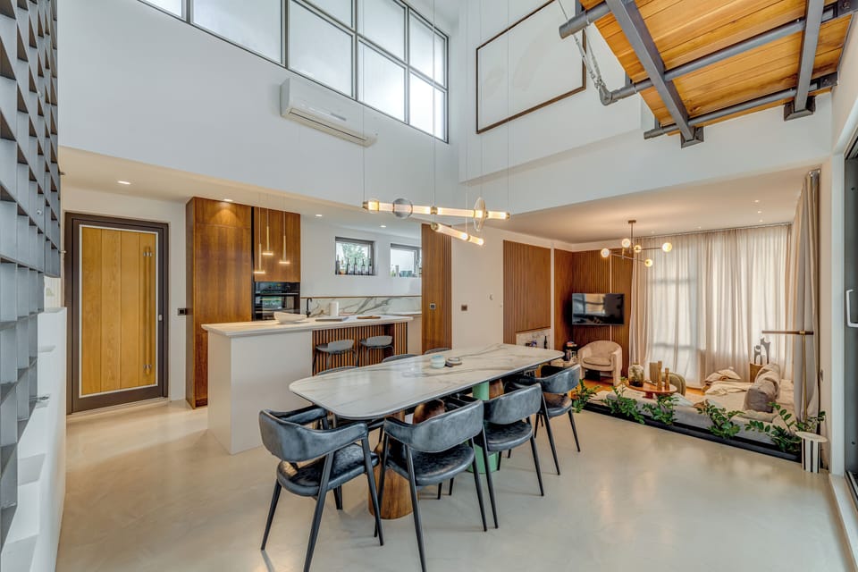 Deluxe Villa, Sea View | Living area | 100-cm flat-screen TV with cable channels, TV