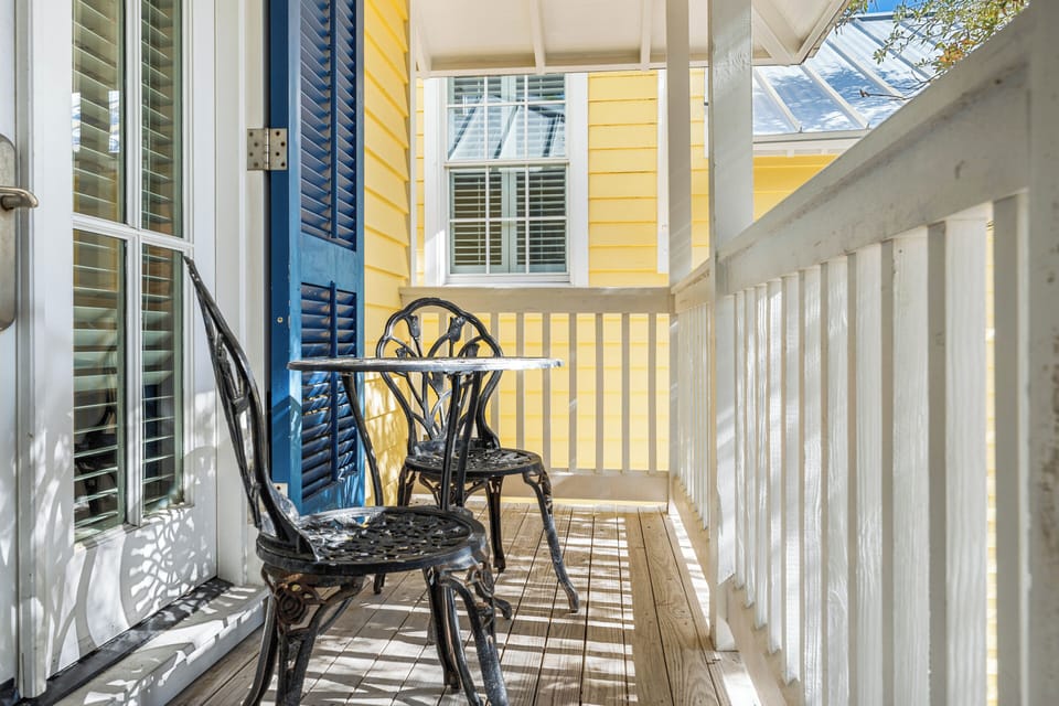 Balcony off the Bedroom