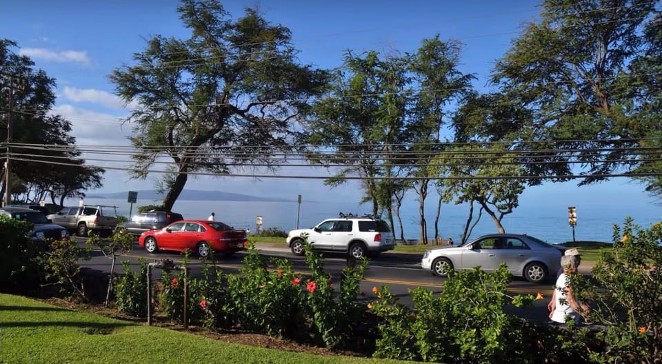 Kamaole Beach 1 is just across the street