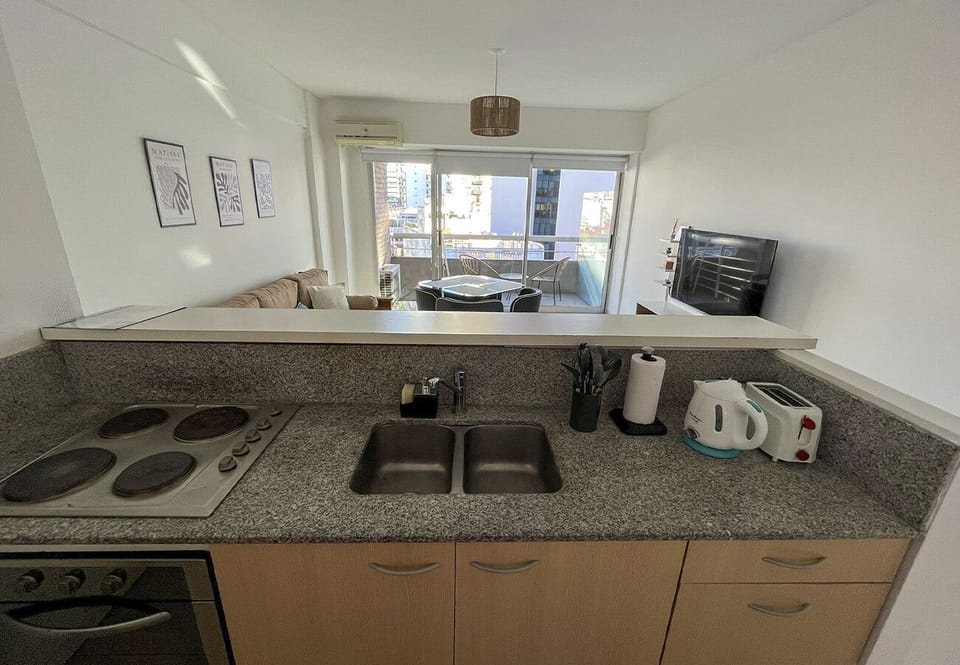 Apartment, Balcony, City View | Private kitchen