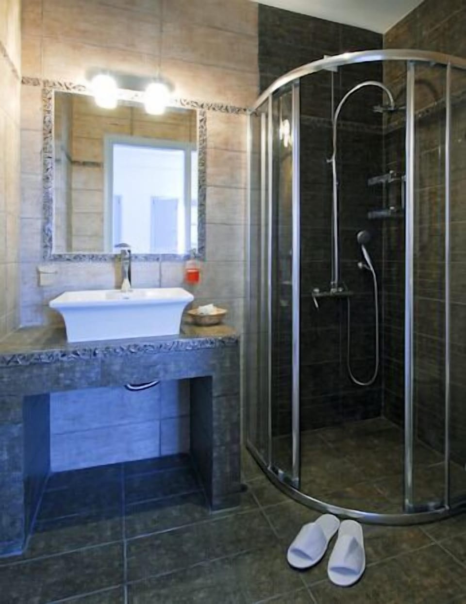 Double Room, Sea View | Bathroom | Hair dryer, bathrobes, slippers, towels