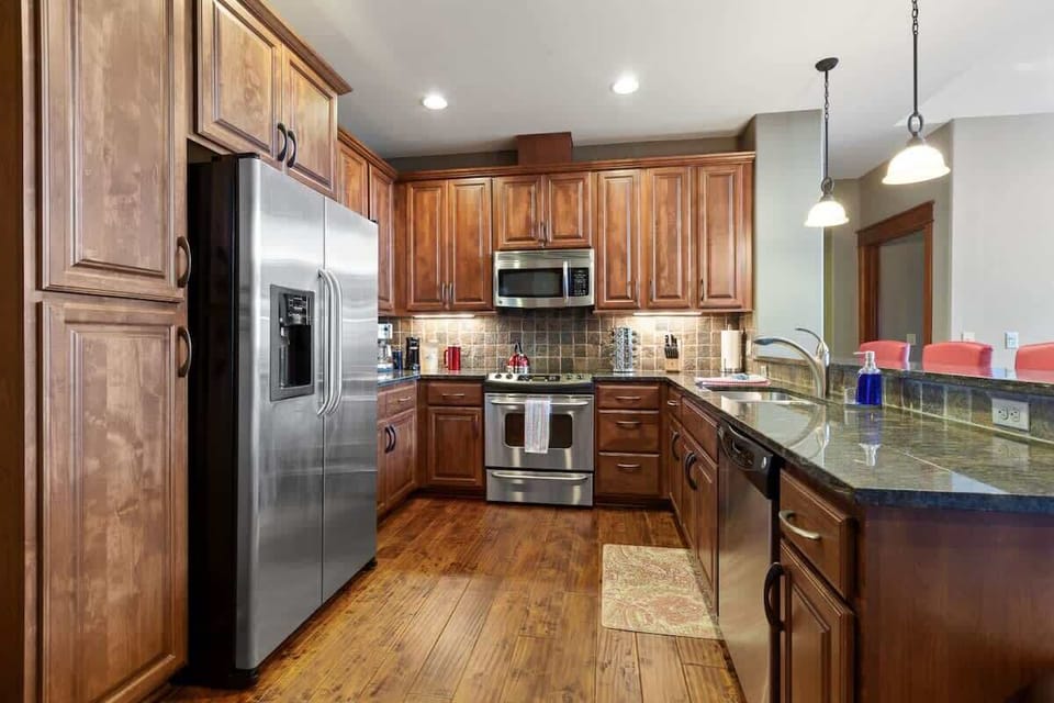 Fully stocked kitchen with everything you'll need 