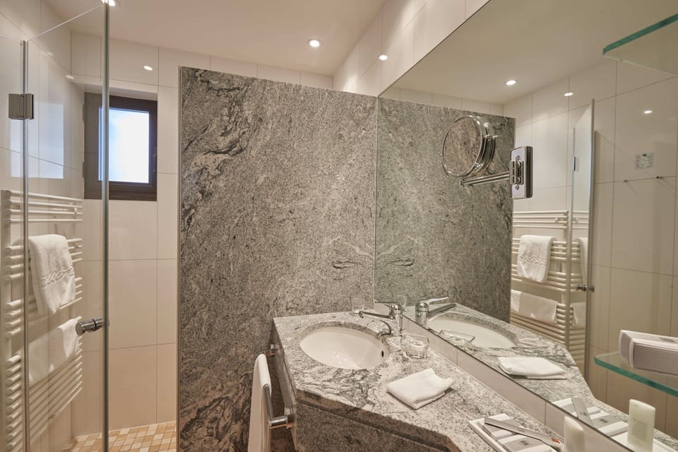 Free toiletries, hair dryer, bathrobes, slippers