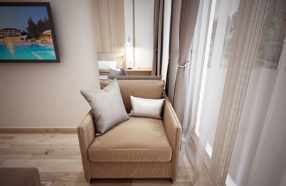 In-room safe, iron/ironing board, free cribs/infant beds, free WiFi