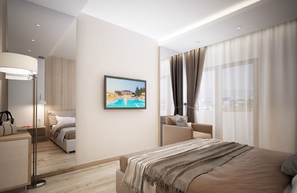 In-room safe, iron/ironing board, free cribs/infant beds, free WiFi