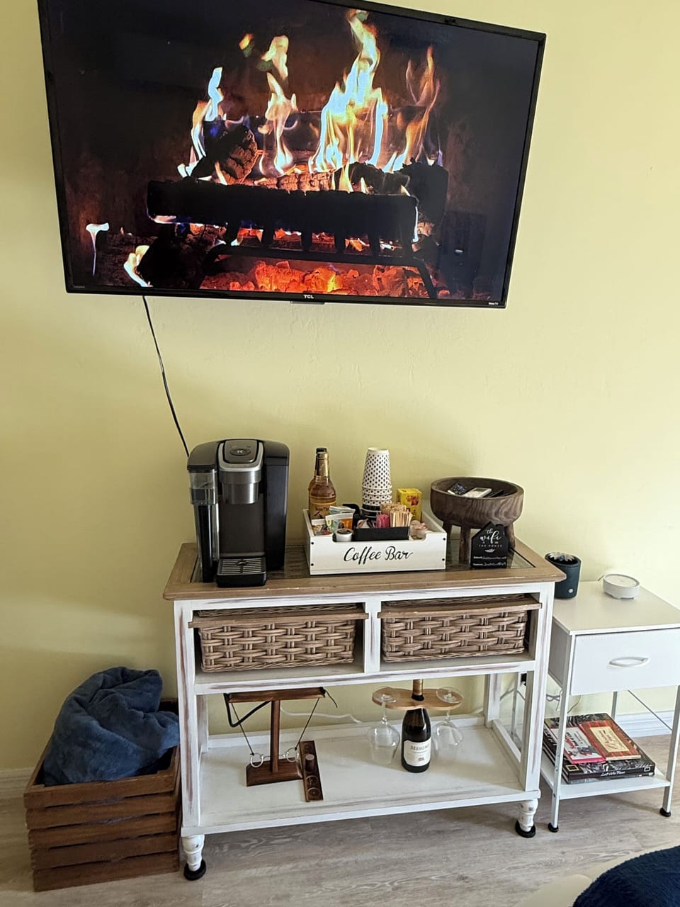 Coffee station with all necessities