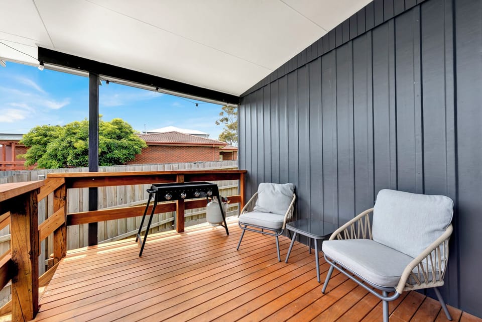 Enjoy BBQ on the patio