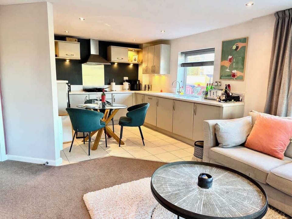 Enjoy dinner overlooking the River Ouse. York Minster apartment with luxury touches for your stay.