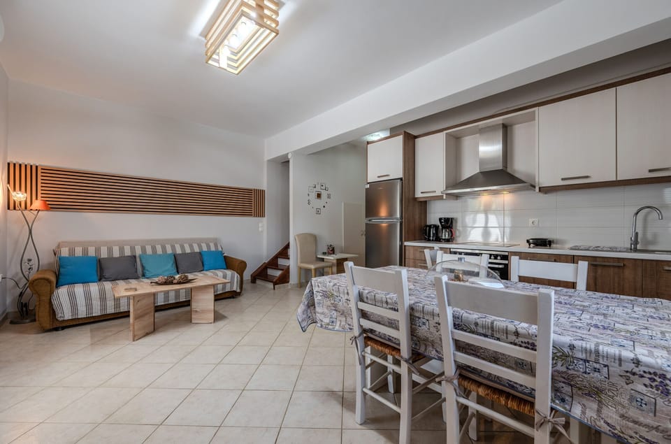 House, 2 Bedrooms, Private Pool, Sea View | Living room