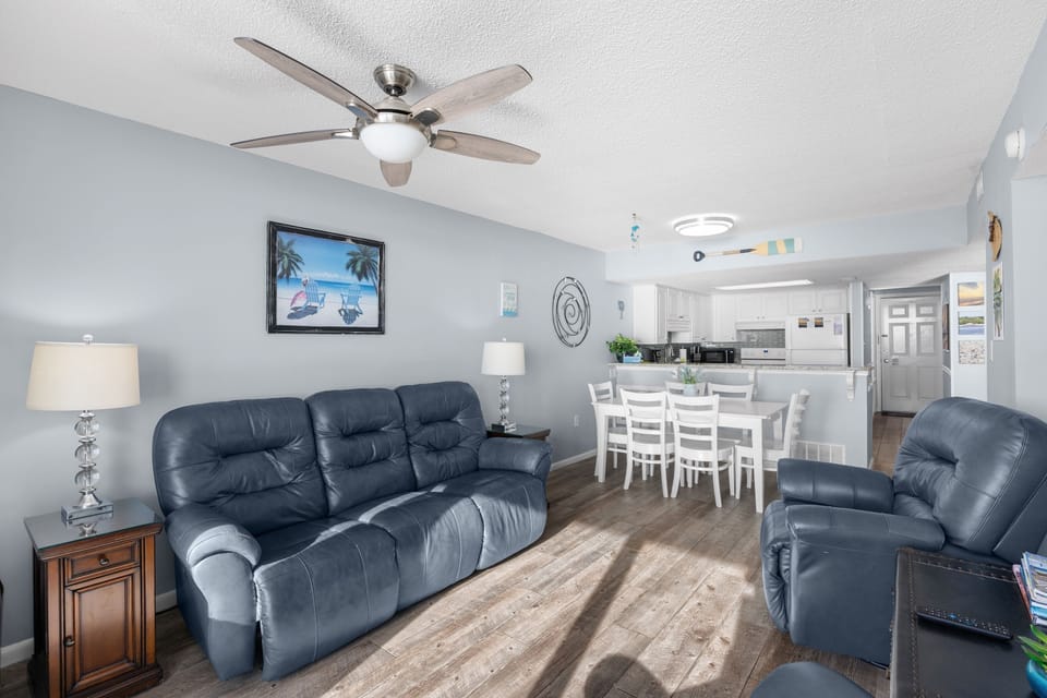 Living Room with view to Kitchen