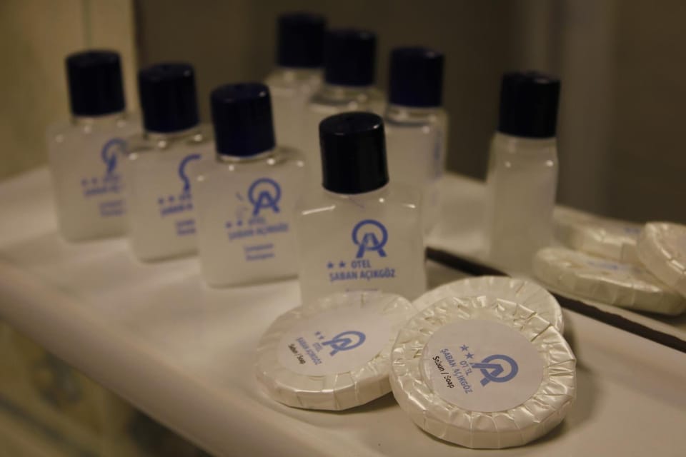 Shower, free toiletries, hair dryer, slippers