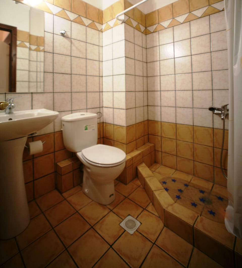 Free toiletries, hair dryer, slippers, towels