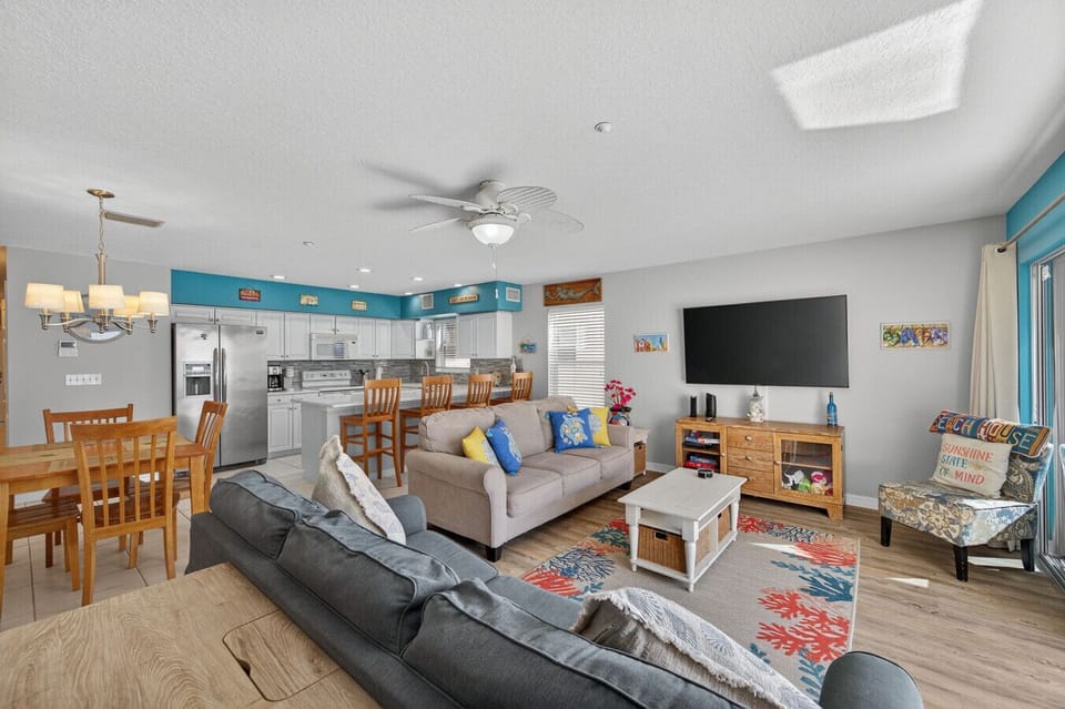 Open living & dining area designed for relaxing, dining, and spending time together.