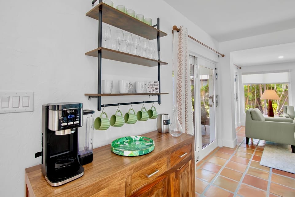 Bright kitchen with ample storage