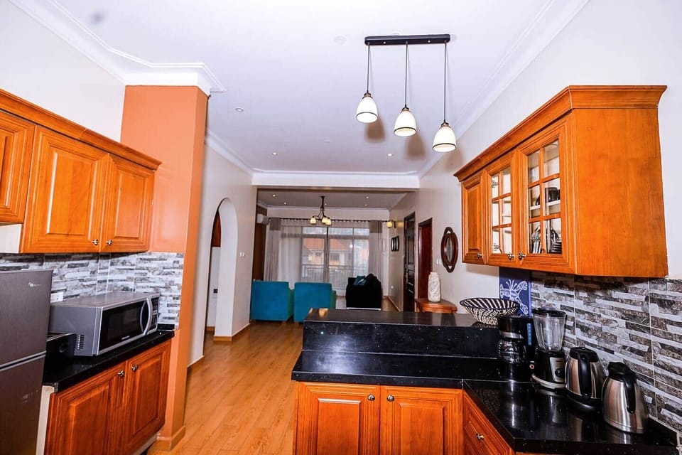 Prepare a delicious meal in this fully fitted kitchen.