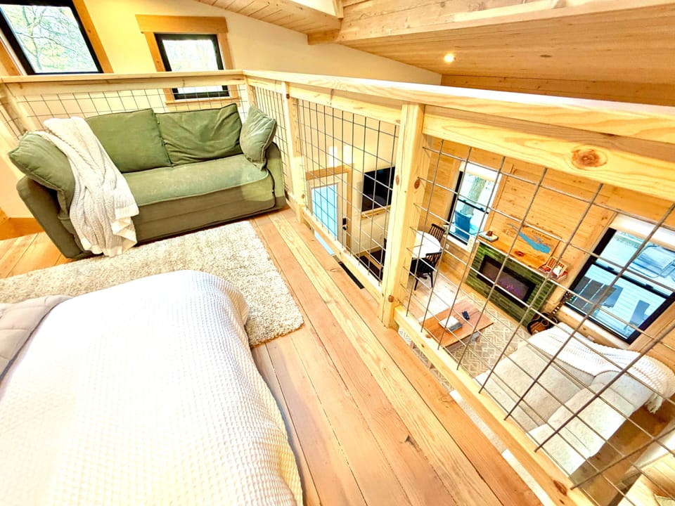 Loft into living room