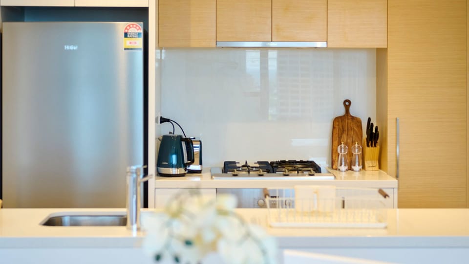 Modern kitchen with quality appliances