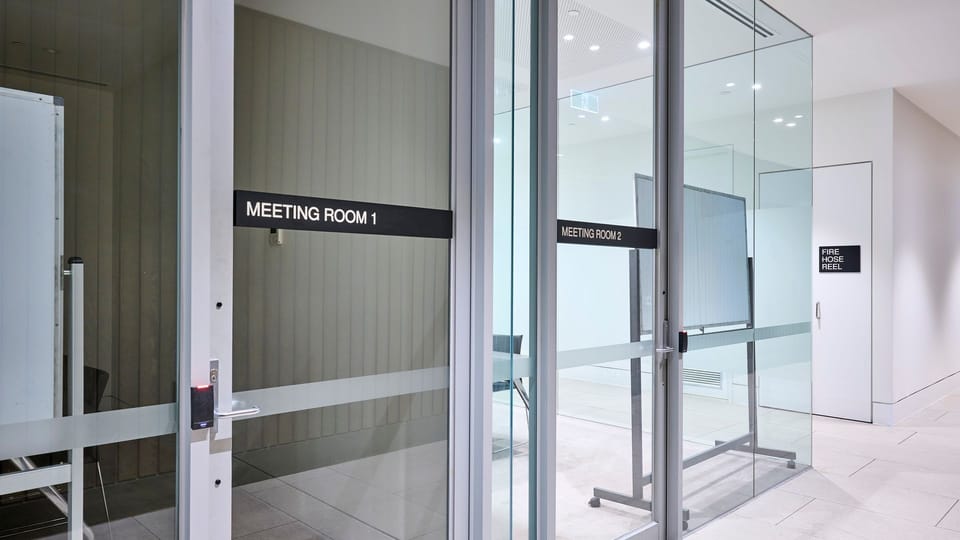 Meeting room available within the building