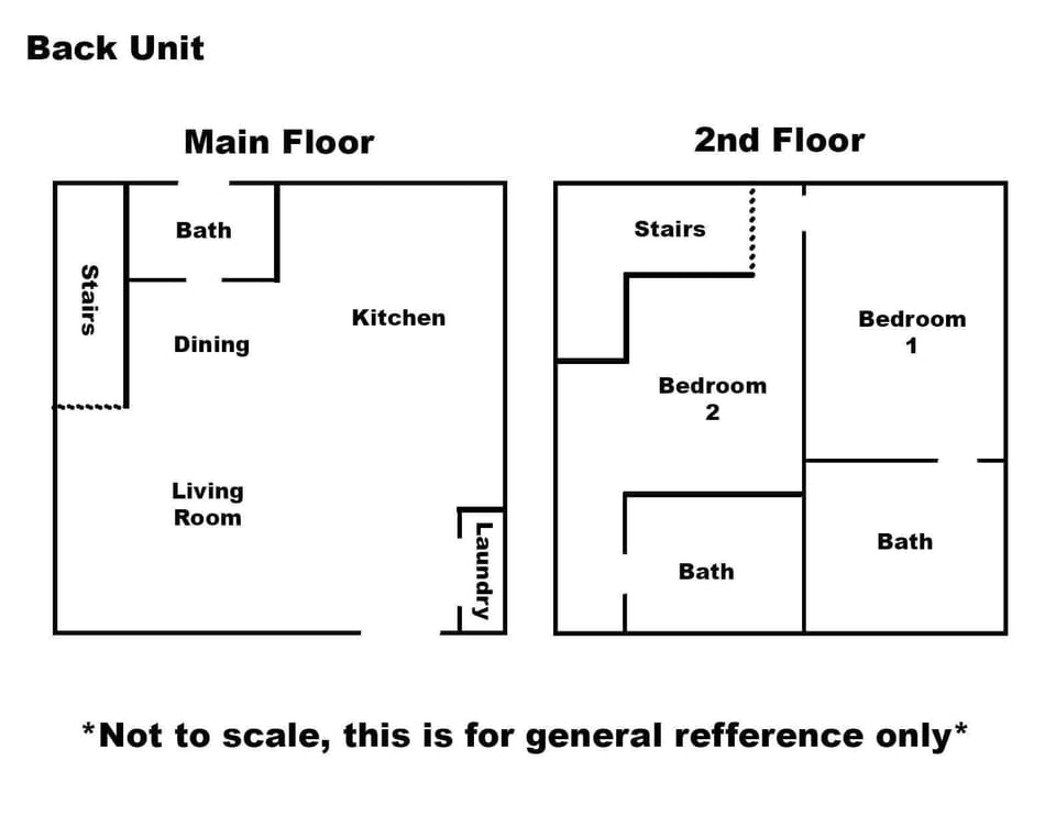 FLOOR PLAN : 2 bedrooms, 2 bathrooms, living room, kitchen. Turn family gatherings into vacation memories! Perfect layout for families. Book now! #MainFloor #FamilyVacation