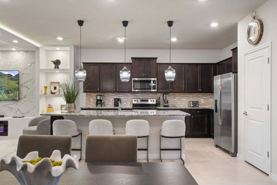 Our kitchens are fully-equipped with stainless steel appliances for you to get your meals ready for the day.