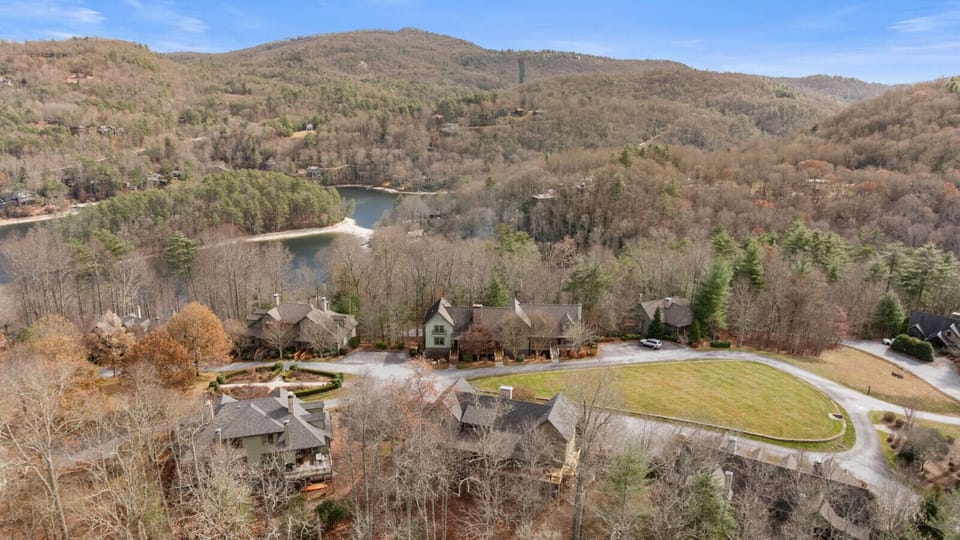 Mountain Lake Setting | Serene Natural Landscape