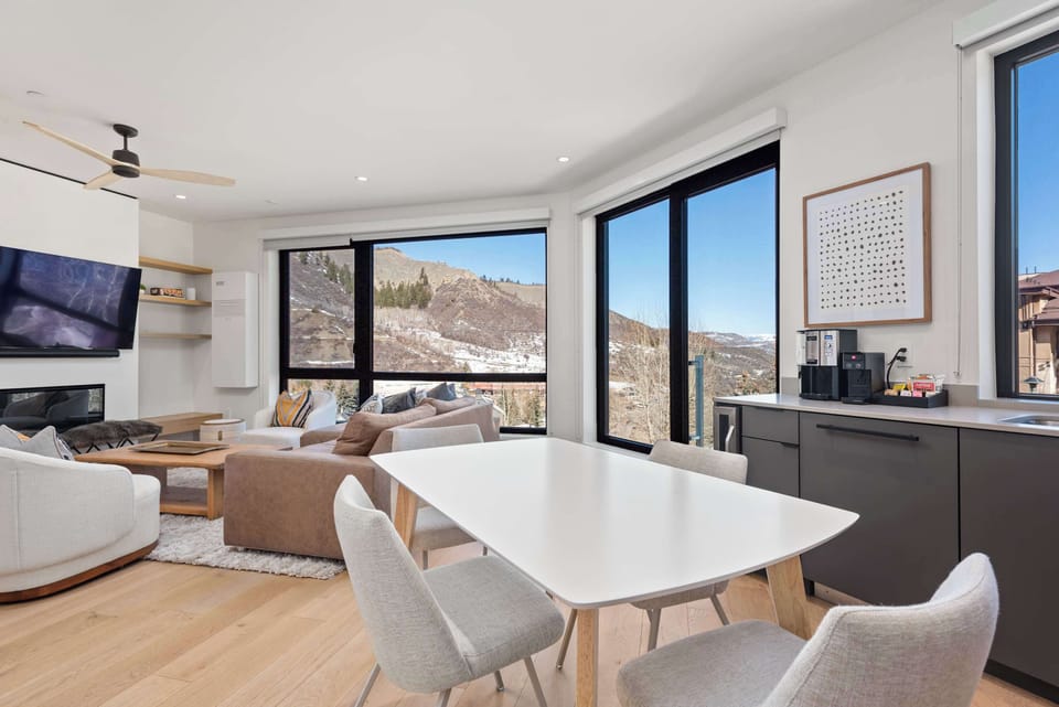 Dining and living room