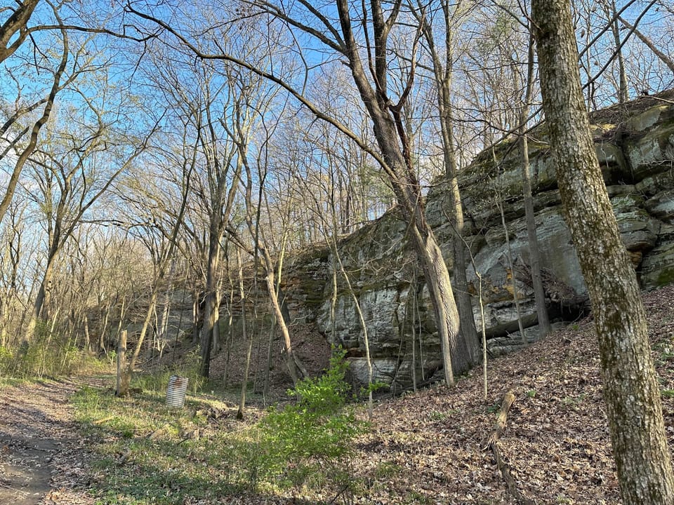 Sandstone bluff
