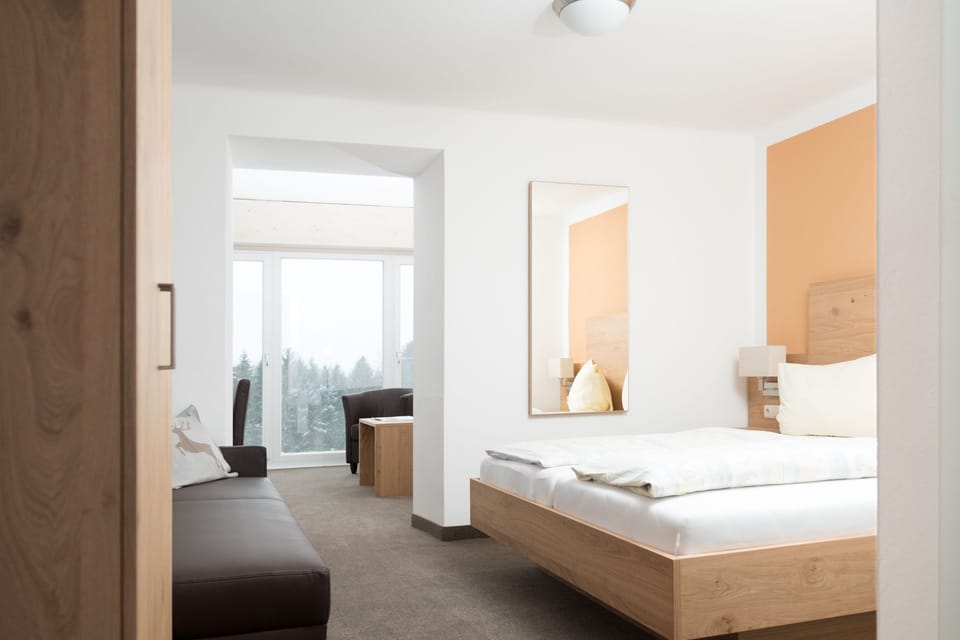 Superior Double Room, Mountain View | Down comforters, minibar, in-room safe, desk