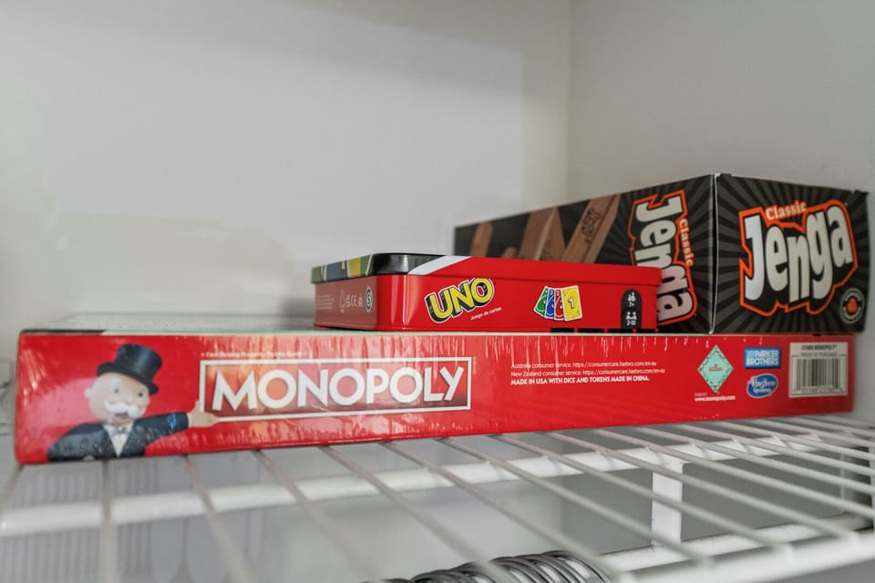 Enjoy a cozy night in with a selection of board games
