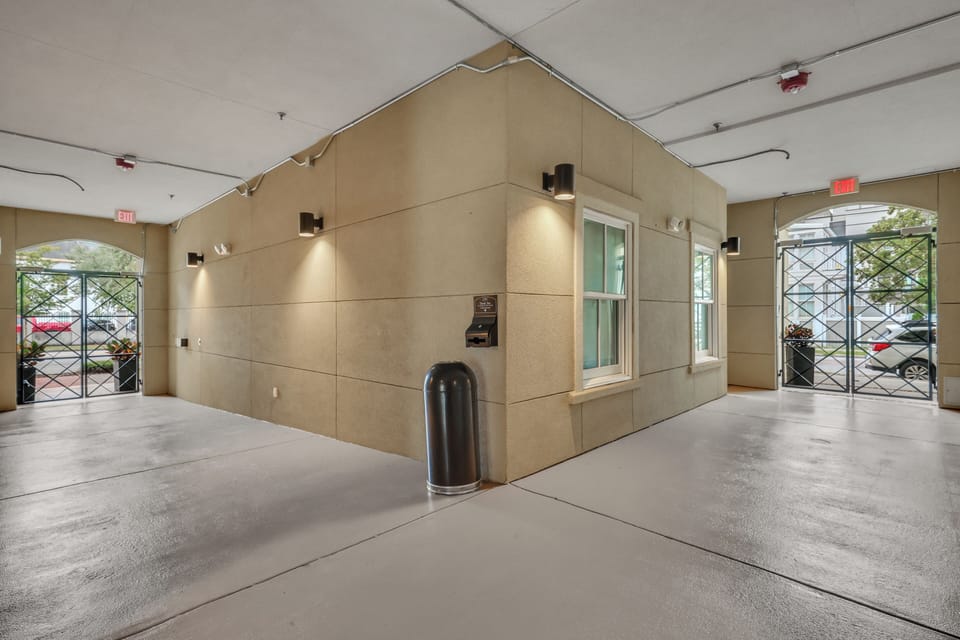 Modern building with secure entry and breezy corridors that connect you to all units with ease.