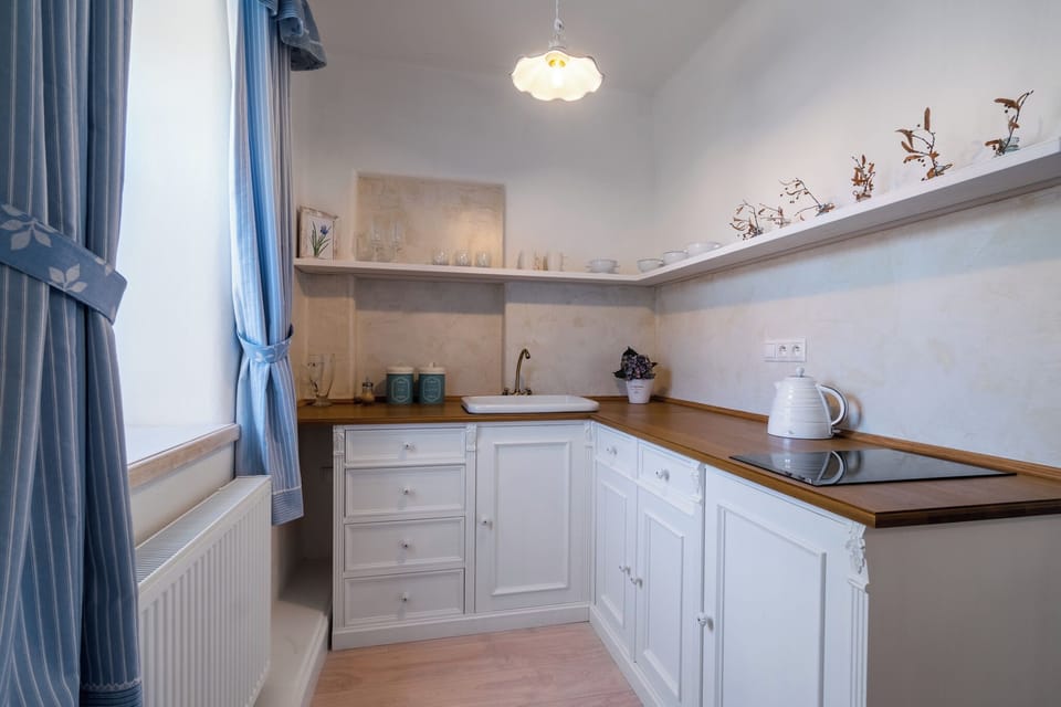 Studio, Garden Area | Private kitchen | Mini-fridge, microwave