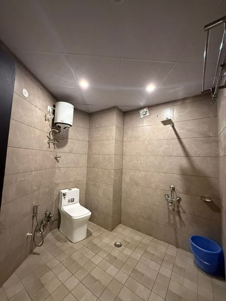 Towels, soap, toilet paper