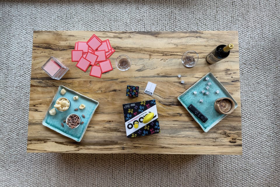 Great living space for games and family fun