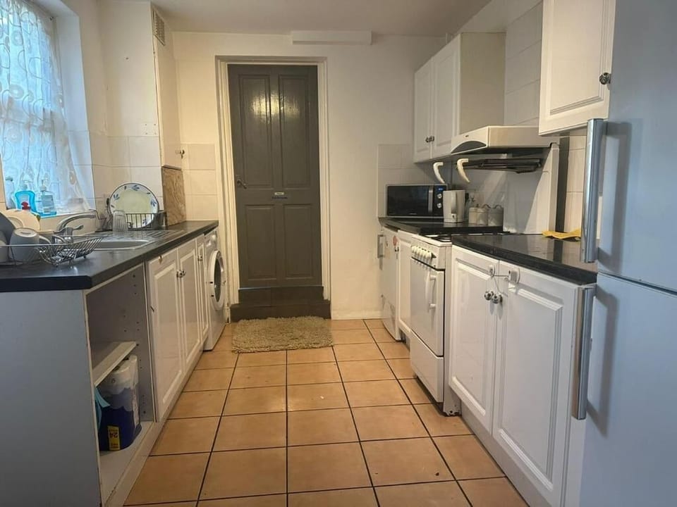 Full-size fridge, microwave (on request), toaster