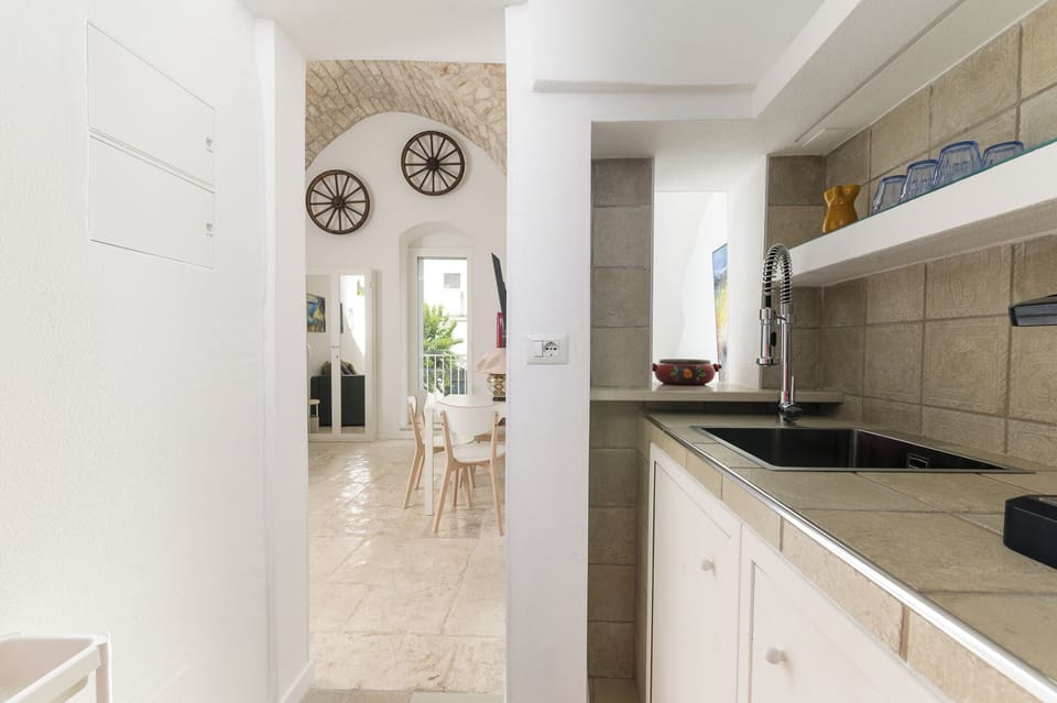 Apartment, 1 Double Bed with Sofa bed, Pets Allowed | Private kitchen | Full-size fridge, microwave, stovetop, espresso maker