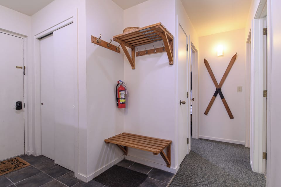 Step into a warm, rustic retreat after alpine adventures.