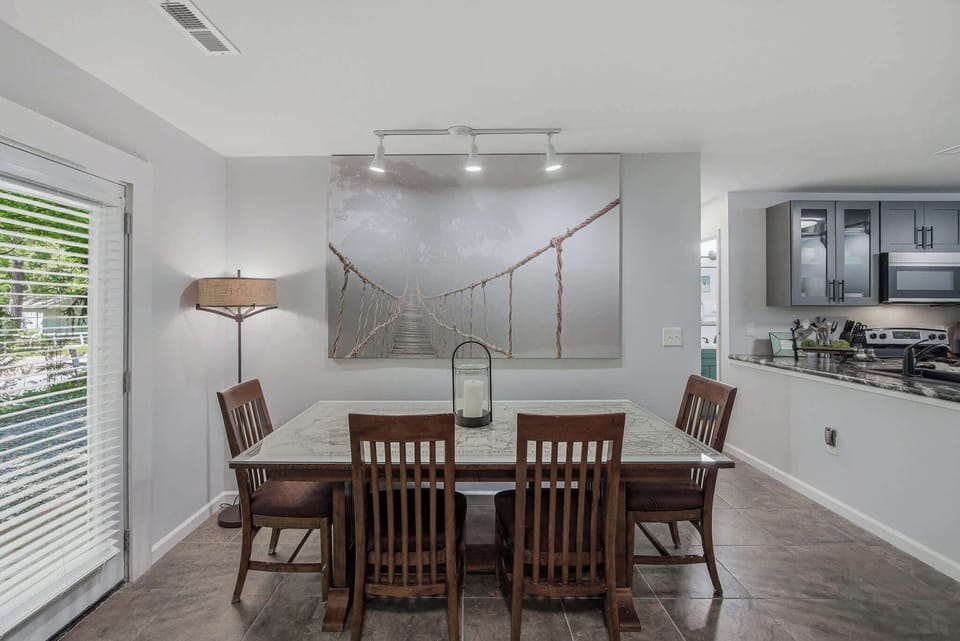 Spacious dining area for dinners with your family.