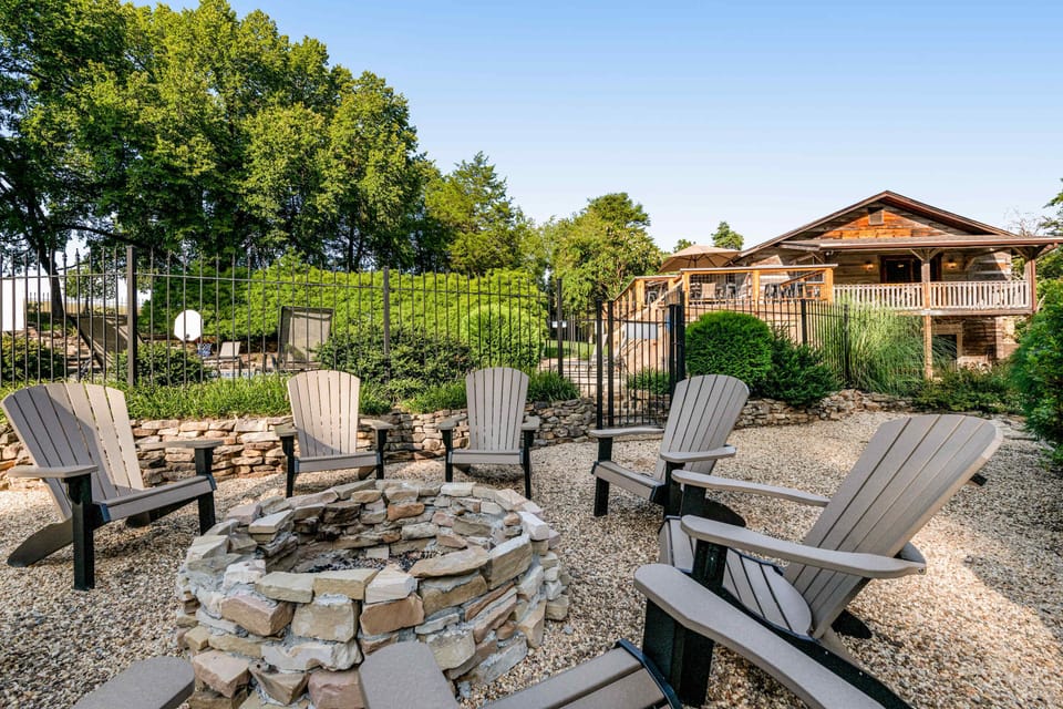 Your own Outdoor Fire Pit Area! Gather around the fire pit with friends and enjoy starry nights in nature!