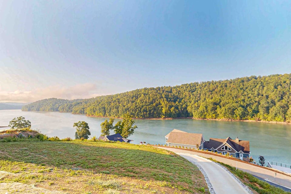 Stunning waterfront view awaits. And, embrace serene sunsets from your private getaway overlooking the lake!