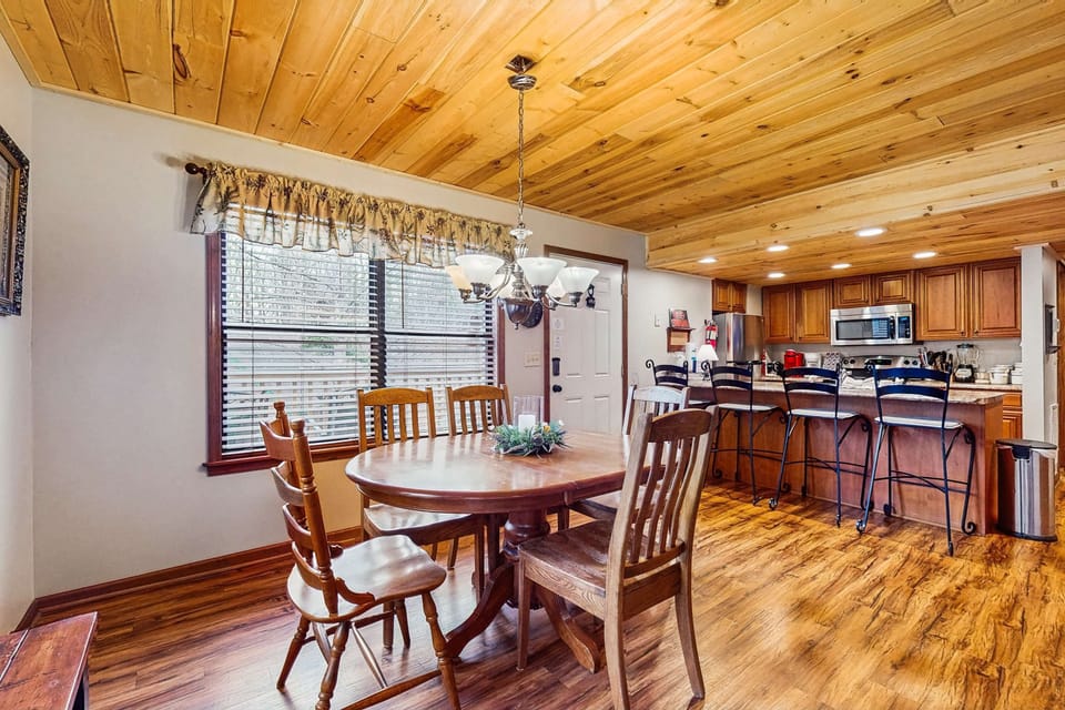 Gather around the table for meals, laughter, and memories in this inviting space!