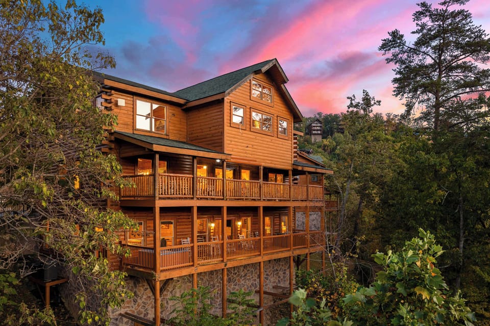 Enjoy stunning sunsets from your private deck surrounded by nature's beauty!