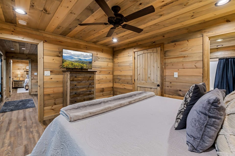 Rustic elegance awaits in this spacious retreat with mountain views and modern comforts!