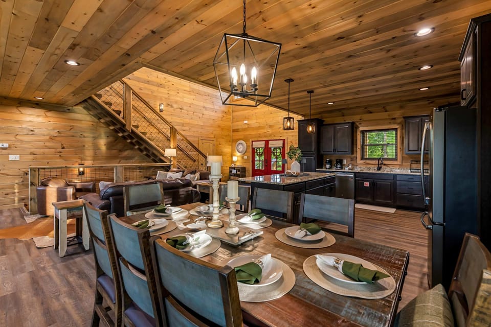 Gather around the stylish table for laughter-filled meals with loved ones!