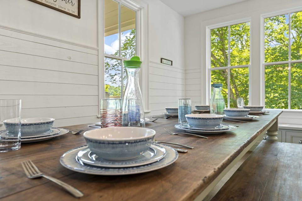 A dining area, that is perfect for shared dinners and memory-making moments.