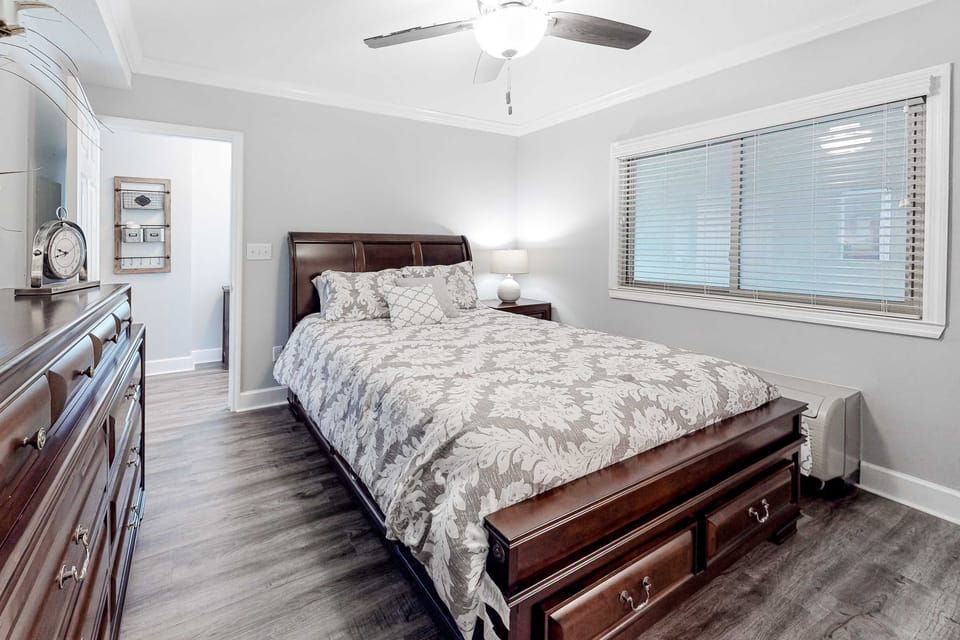 Elegant decor, a plush bed, and serene light invite restful nights in Pigeon Forge!
