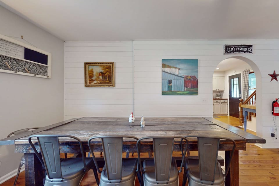 Gather around the farmhouse table for unforgettable meals and lasting memories!